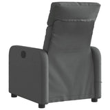 Electric Massage Recliner Chair Dark Grey Fabric - 45-Degree Angle