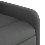 Electric Massage Recliner Chair Dark Grey Fabric