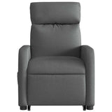 Stand up Massage Recliner Chair Dark Grey Fabric - Extra Image