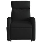 Electric Stand up Massage Recliner Chair Black Fabric - Extra Image