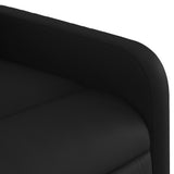 Massage Recliner Chair Black Faux Leather - Extra Image