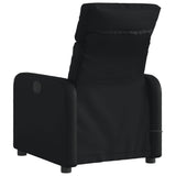 Electric Massage Recliner Chair Black Faux Leather - 45-Degree Angle