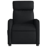 Electric Massage Recliner Chair Black Faux Leather - Extra Image