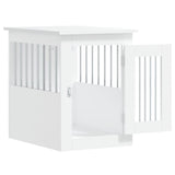 Dog Crate Furniture White 45x62x59 cm Engineered Wood