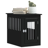 Dog Crate Furniture Black 45x62x59 cm Engineered Wood - Top-Down View