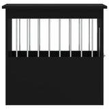 Dog Crate Furniture Black 45x62x59 cm Engineered Wood - Low Angle