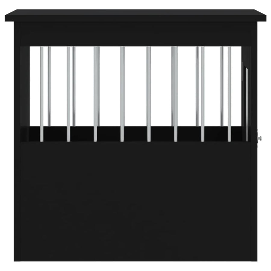 Dog Crate Furniture Black 45x62x59 cm Engineered Wood