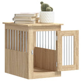 Dog Crate Furniture Sonoma Oak 45x62x59 cm Engineered Wood
