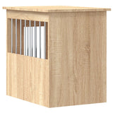 Dog Crate Furniture Sonoma Oak 45x62x59 cm Engineered Wood - Extra Image