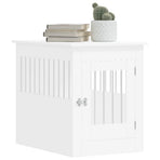 Dog Crate Furniture White 55x80x68 cm Engineered Wood