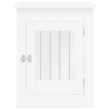 Dog Crate Furniture White 55x80x68 cm Engineered Wood