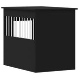 Dog Crate Furniture Black 55x80x68 cm Engineered Wood - Extra Image