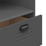 Highboard VIKEN Anthracite Grey 80x40x200 cm Solid Wood Pine - Extra Image