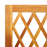 Planter with Trellis 100x32x165 cm Solid Wood Acacia - Close-Up Angle
