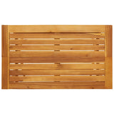 Folding Garden Table 90x52.5x65 cm Solid Wood Acacia - Low Angle
