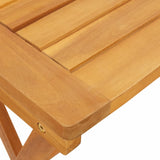 Folding Garden Table 50x36x60 cm Solid Wood Acacia - Extra Image