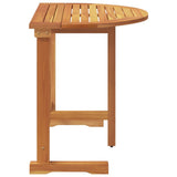 Folding Balcony Table 90x60x72 cm Solid Wood Acacia - 45-Degree Angle