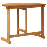 Folding Balcony Table 90x60x72 cm Solid Wood Acacia - Rear View