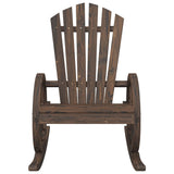 Rocking Adirondack Chairs 2 pcs Solid Wood Fir - 45-Degree Angle