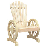 3 Piece Garden Lounge Set Solid Wood Fir - Top-Down View