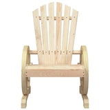 3 Piece Garden Lounge Set Solid Wood Fir - 45-Degree Angle