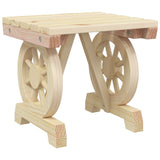 3 Piece Garden Lounge Set Solid Wood Fir - Low Angle