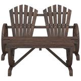 4 Piece Garden Lounge Set Solid Wood Fir - 45-Degree Angle