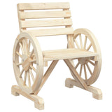 Garden Chairs 4 pcs Solid Wood Fir - Top-Down View