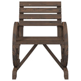 3 Piece Garden Lounge Set Solid Wood Fir - 45-Degree Angle