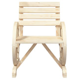4 Piece Garden Lounge Set Solid Wood Fir - Close-Up Angle