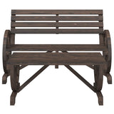 4 Piece Garden Lounge Set Solid Wood Fir - 45-Degree Angle