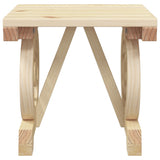 Garden Footstools 2 pcs Solid Wood Fir - Top-Down View