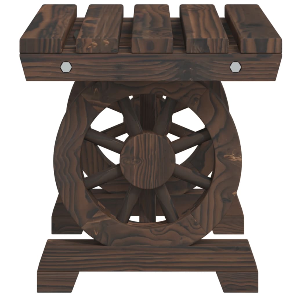 Garden Footstools 2 pcs Solid Wood Fir