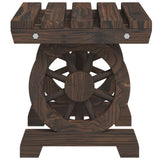 Garden Footstools 2 pcs Solid Wood Fir