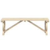 Garden Benches 2 pcs Solid Wood Fir