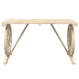 3 Piece Garden Dining Set Solid Wood Fir - 45-Degree Angle