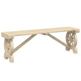3 Piece Garden Dining Set Solid Wood Fir - Extra Image