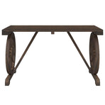 3 Piece Garden Dining Set Solid Wood Fir