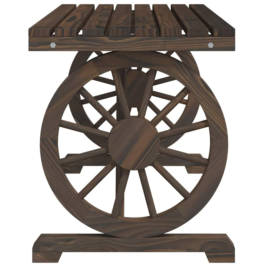 3 Piece Garden Dining Set Solid Wood Fir