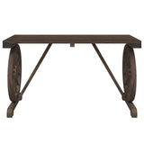 5 Piece Garden Dining Set Solid Wood Fir - 45-Degree Angle