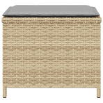 Garden Stools with Cushions 4 pcs Mix Beige 41x41x36 cm