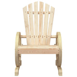Garden Adirondack Chairs 2 pcs Solid Wood Fir - 45-Degree Angle