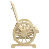 Garden Adirondack Chairs 2 pcs Solid Wood Fir - Rear View