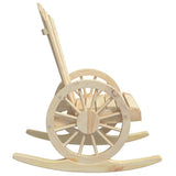 Rocking Adirondack Chair Solid Wood Fir - 45-Degree Angle