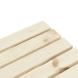 2 Piece Garden Lounge Set Solid Wood Fir - Close-Up Angle