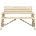 Garden Bench 2-Seater Solid Wood Fir