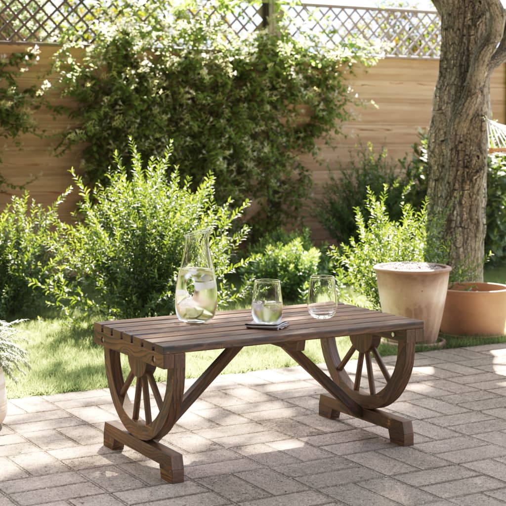 Garden Coffee Table 90x50x40 cm Solid Wood Fir