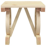 Garden Footstool 40x36.5x38.5 cm Solid Wood Fir