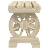 Garden Bench 115 cm Solid Wood Fir - 45-Degree Angle