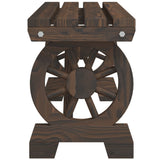 Garden Bench 115 cm Solid Wood Fir - 45-Degree Angle